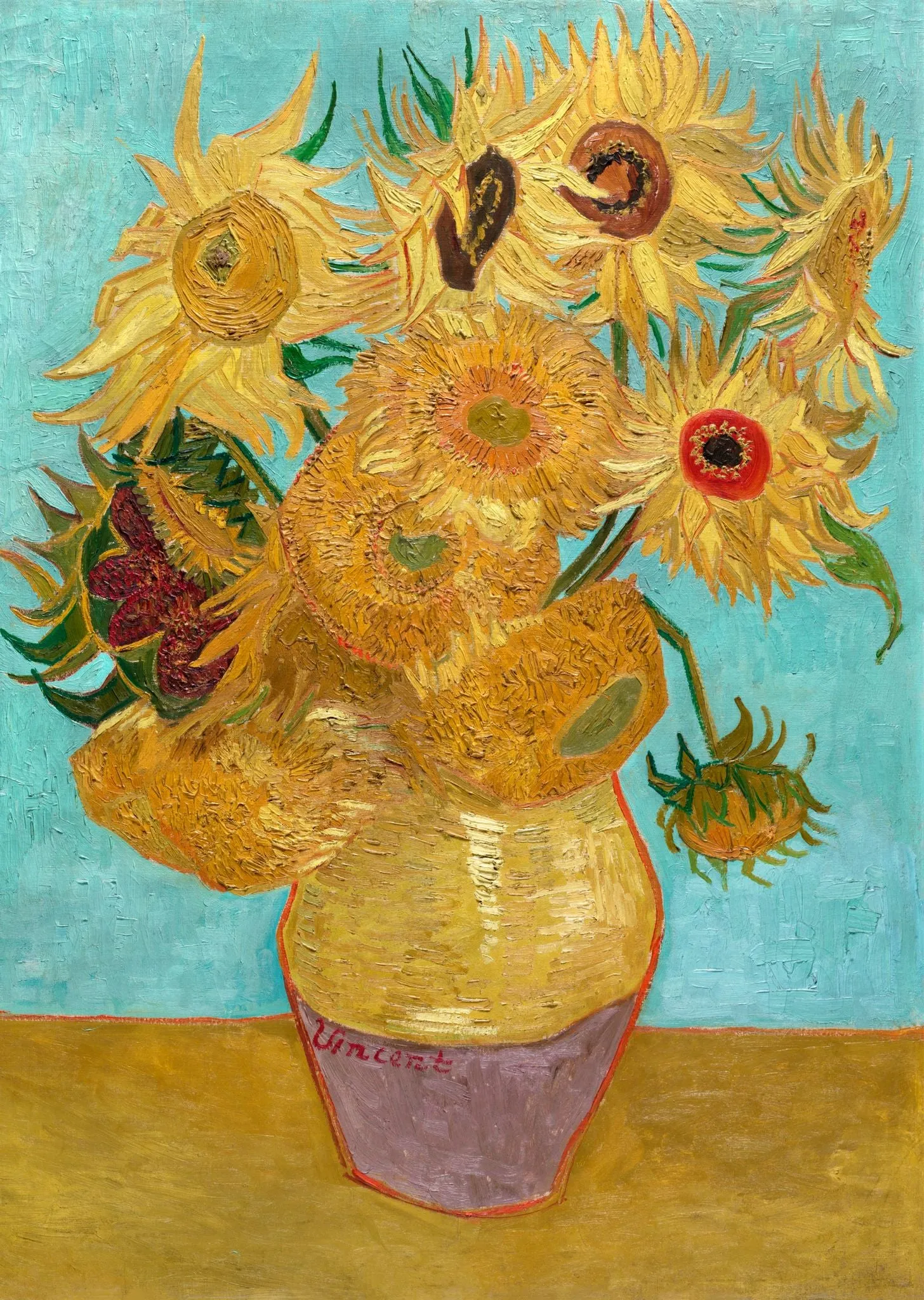 Vincent Van Gogh - Vase with Twelve Sunflowers (1888–1889)