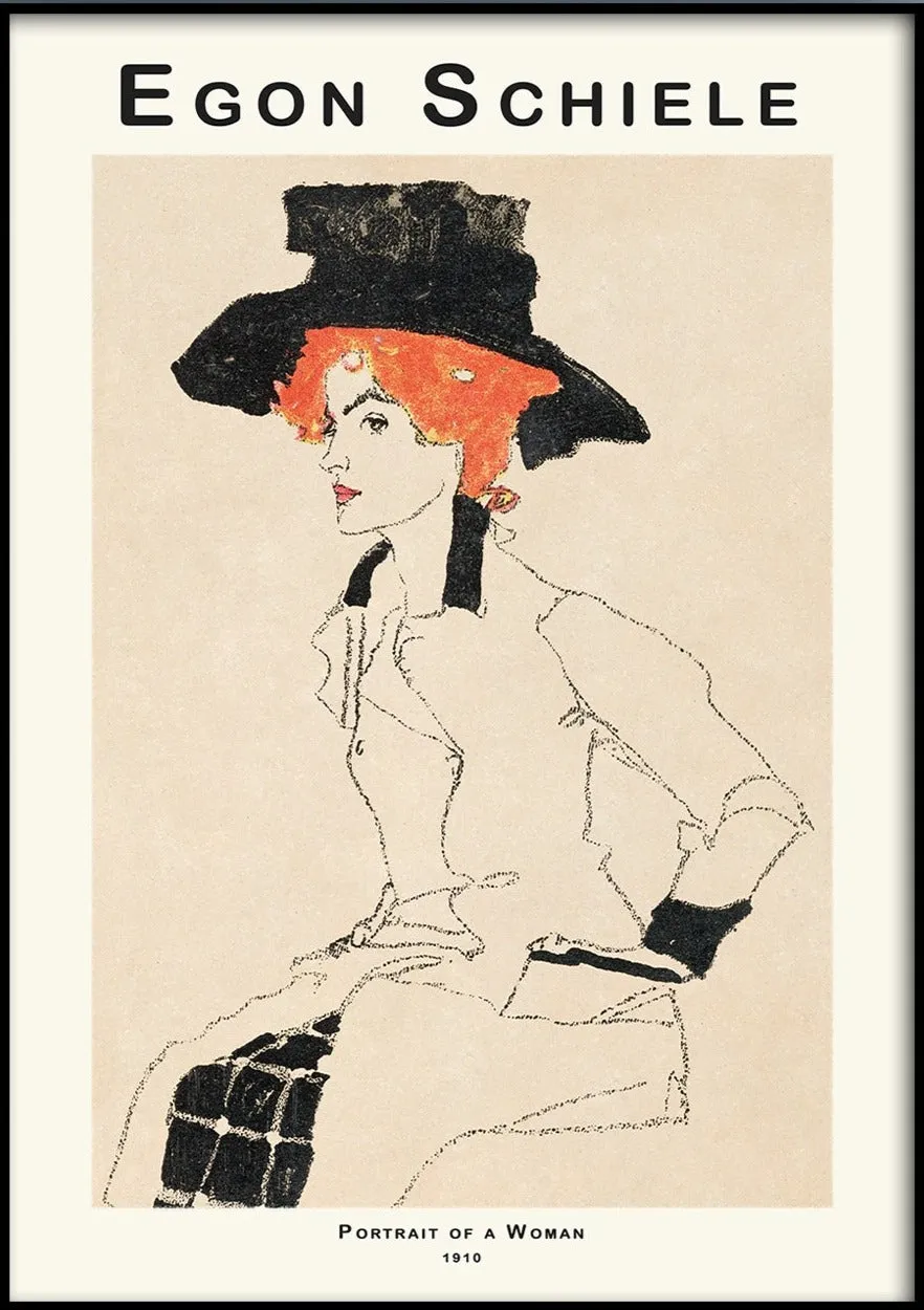 Egon Schie Portrait of a Woman (1910)
