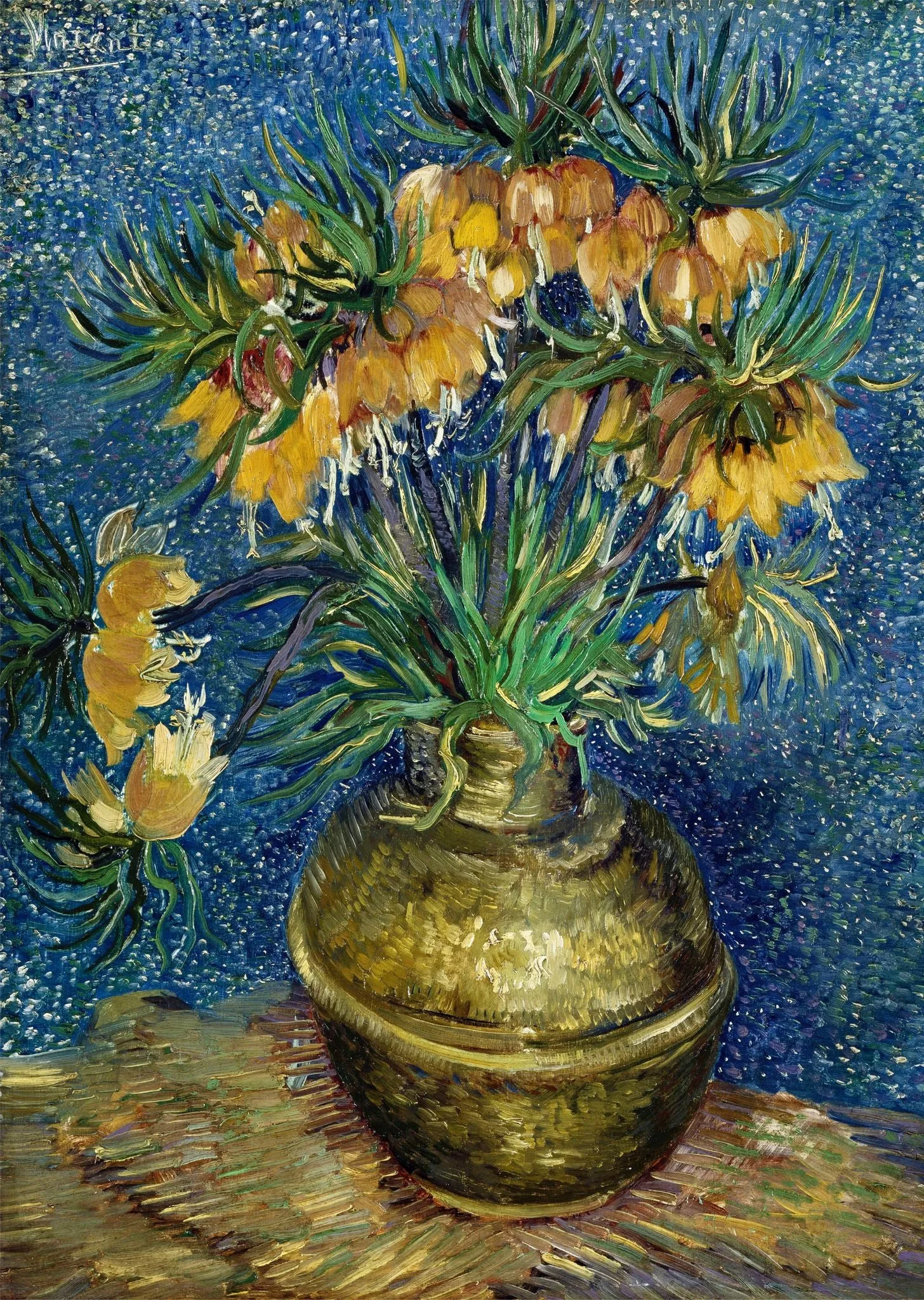 Vincent Van Gogh - Imperial Fritillaries in a Copper Vase (1887)