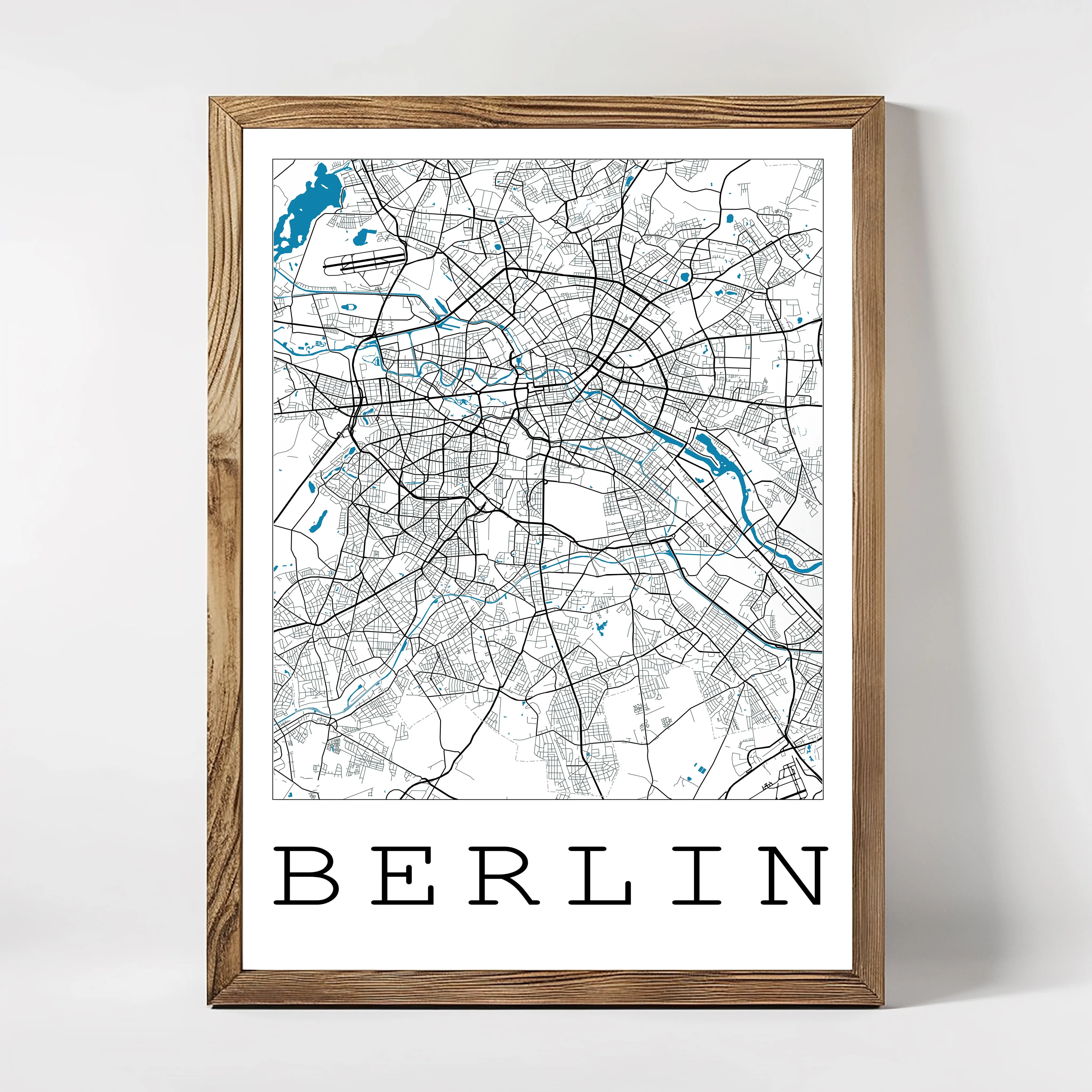 Berlin City Map Poster