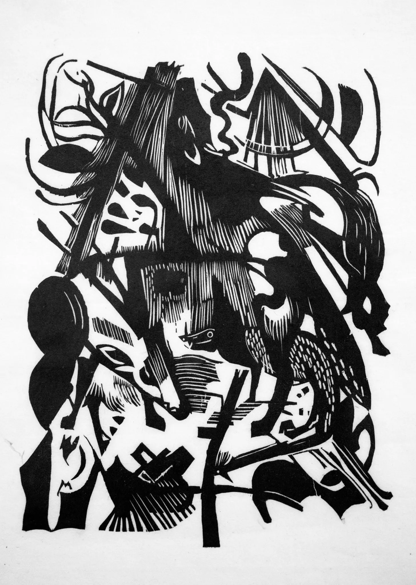 Franz Marc - Birth of The Wolves