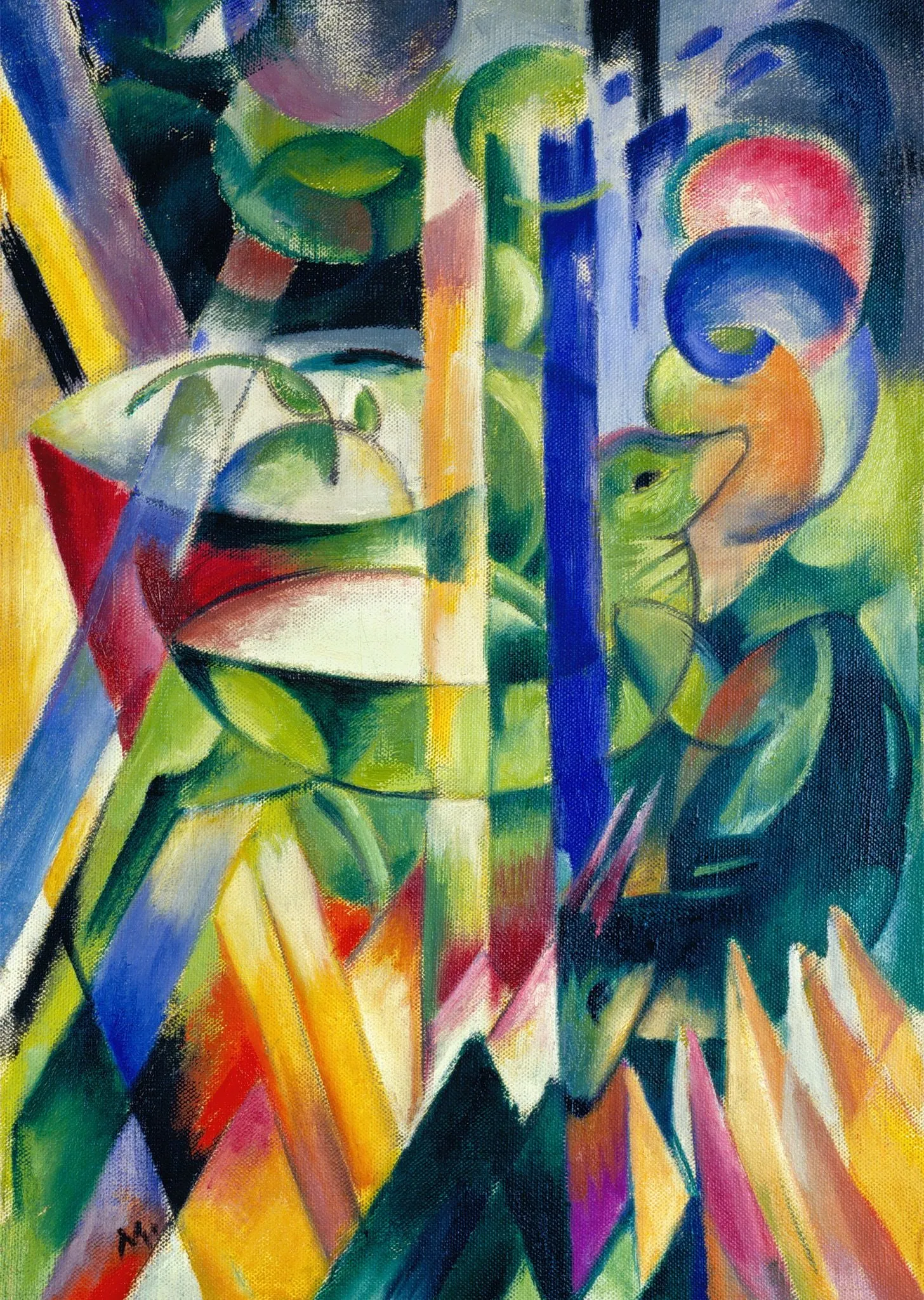 Franz Marc - The Little Mountain Goats (1913–1914)