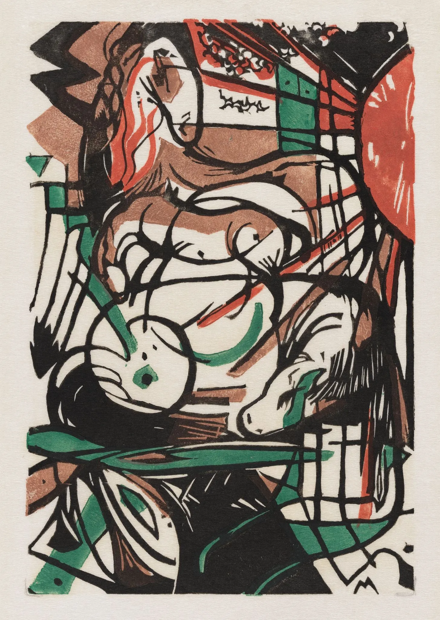 Franz Marc - The Birth of the Horses (1913)