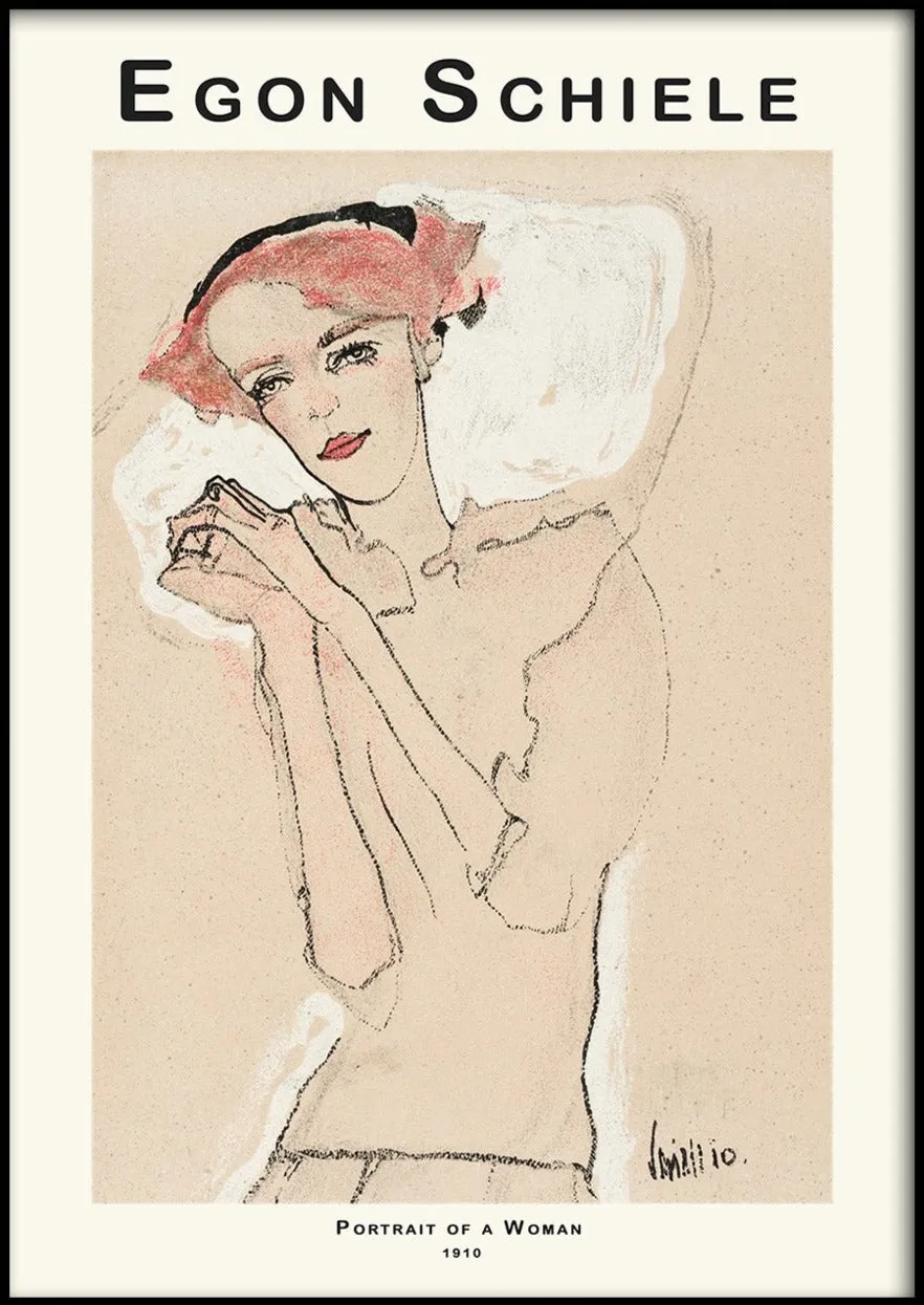 Egon Schie Portrait of a Woman (1910)
