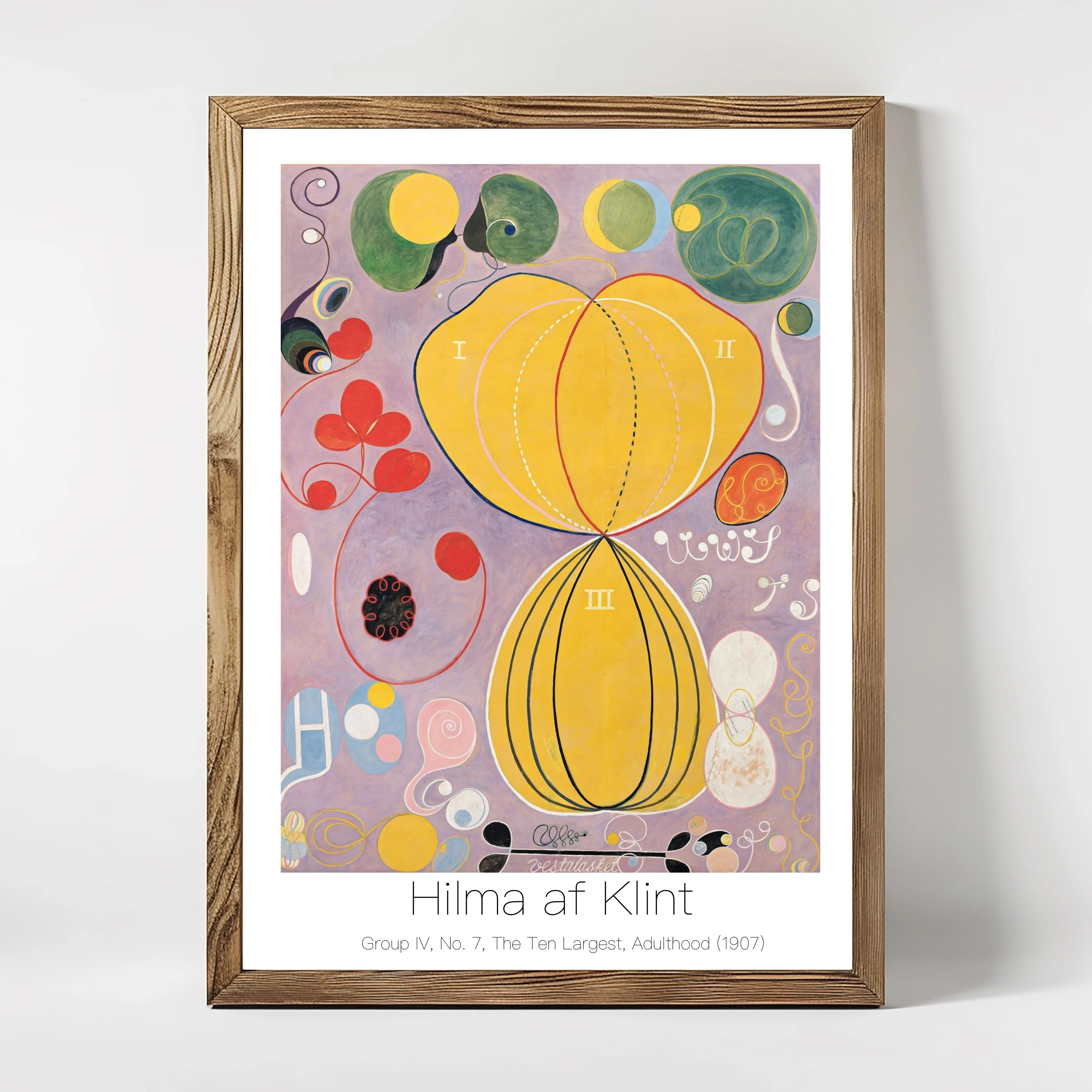 Hilma Af Klint - The Ten Largest, No. 7, Adulthood