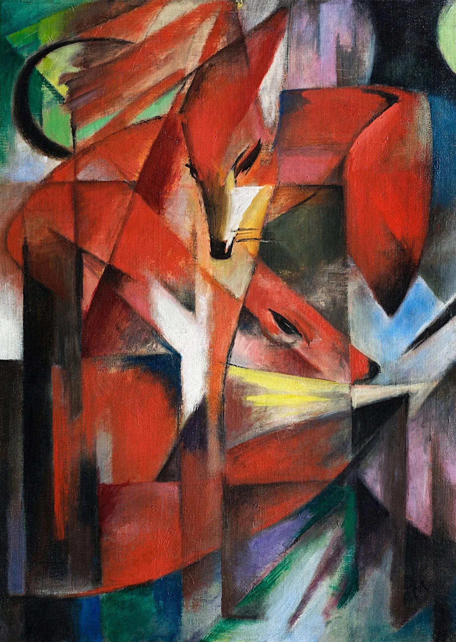 Franz Marc - The Foxes (1913)