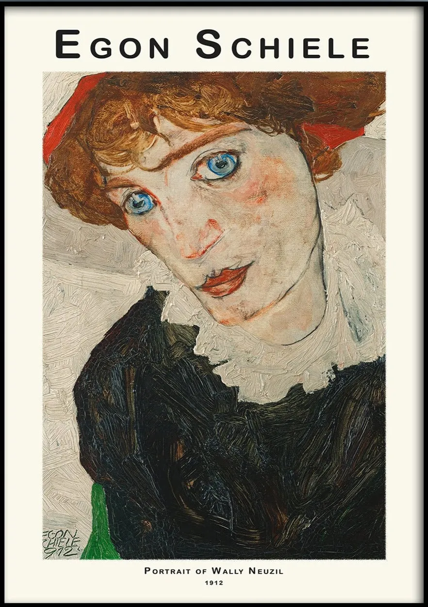 Egon Schie Portrait of Wally Neuzil (1912)