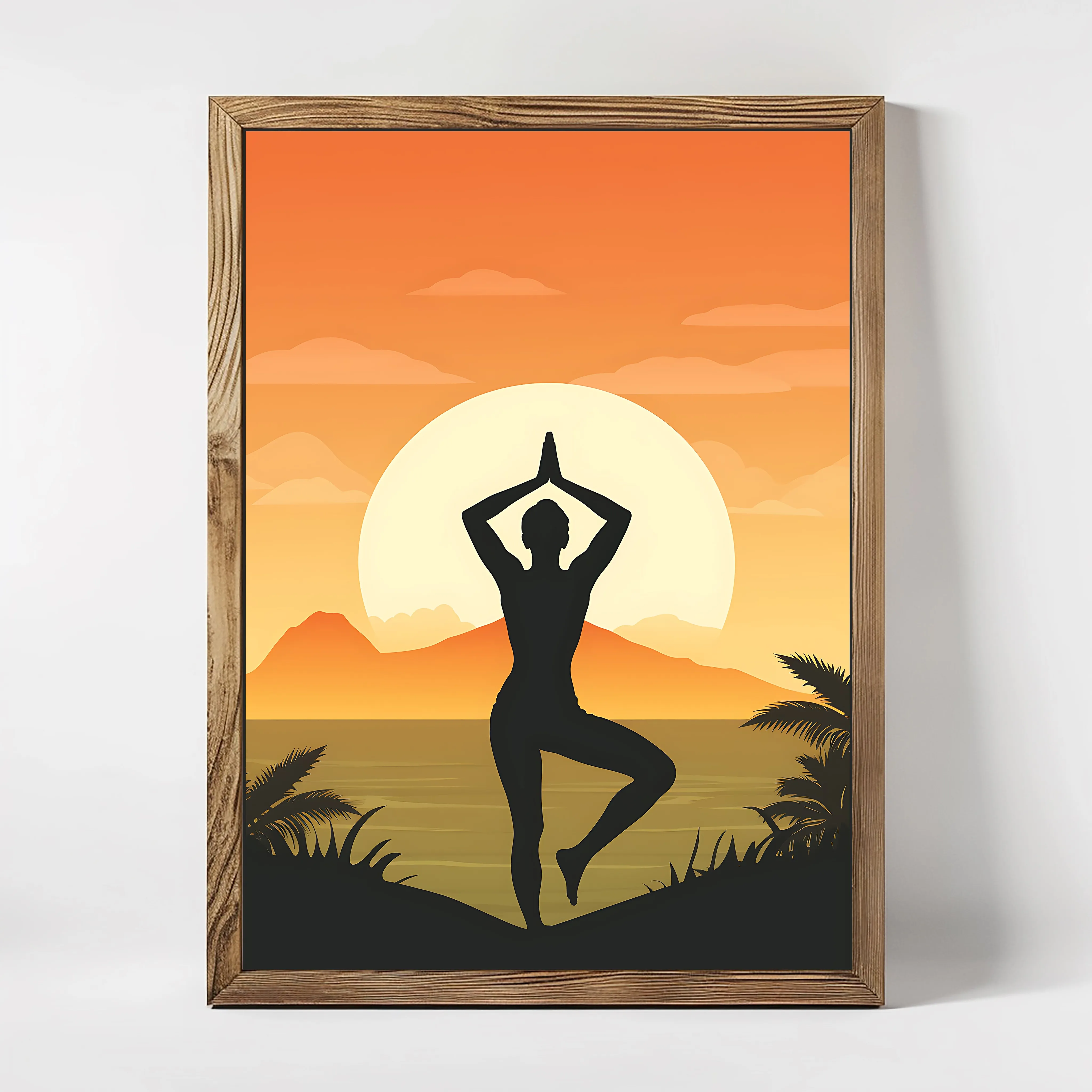 “Sunset Balance” 🌅🧘