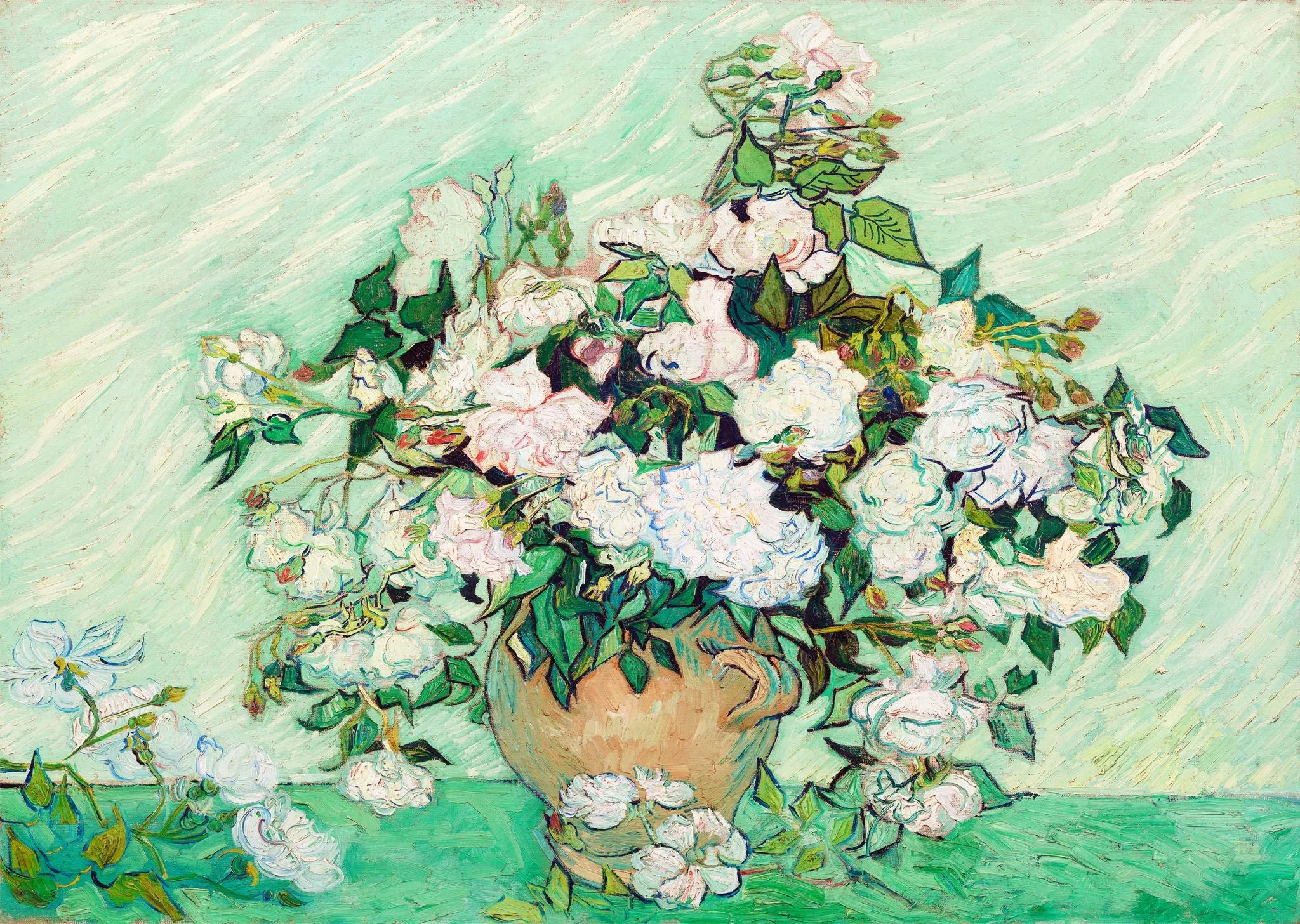 Vincent Van Gogh - Roses (1890)