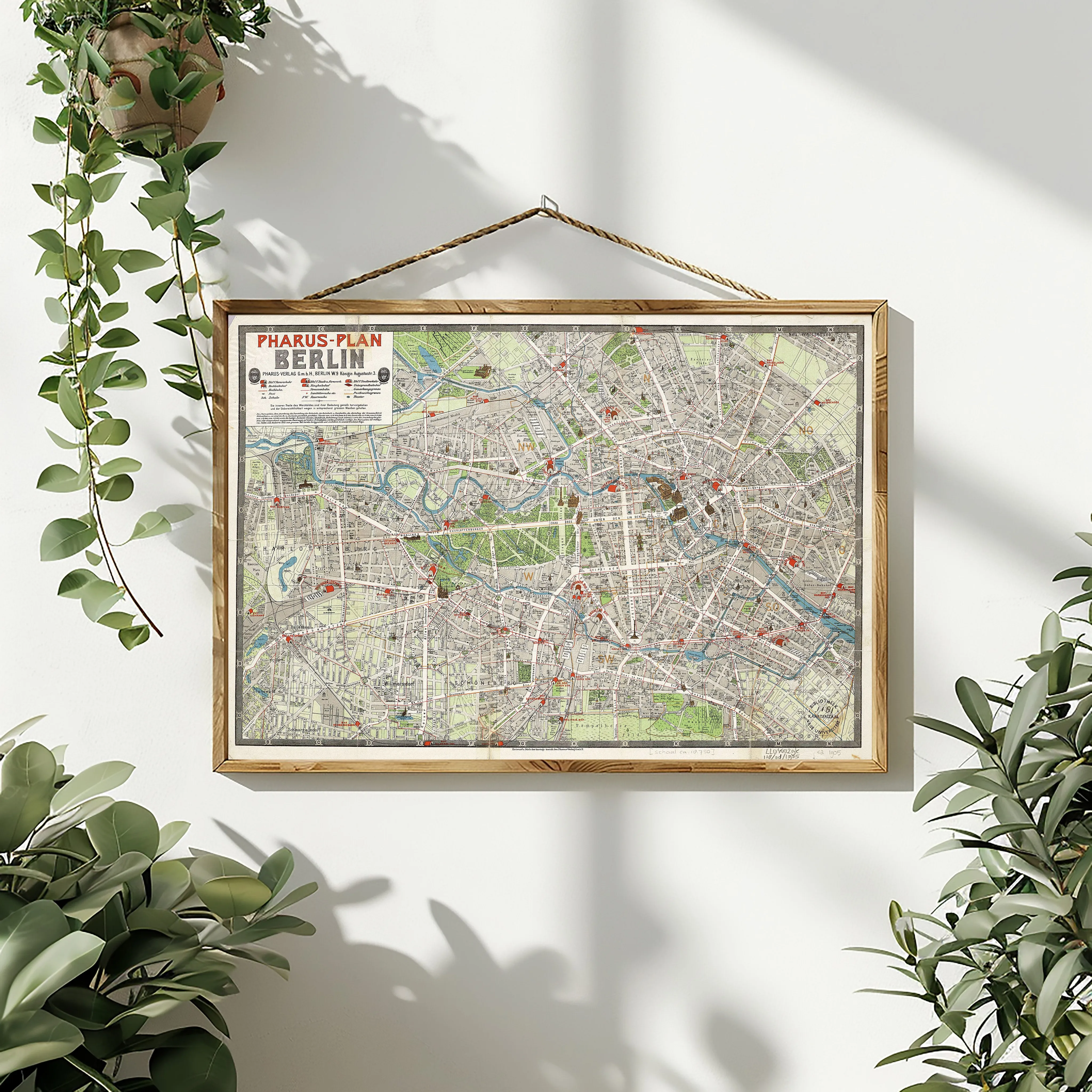 Berlin City Map, 1931