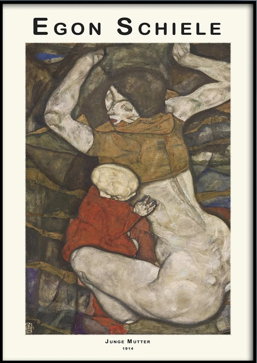 Egon Schiele JUNGE MUTTER