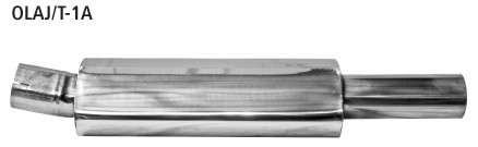 BASTUCK Predný tlmič výfuku OPC 2L Turbo – OLAJ/T-1A