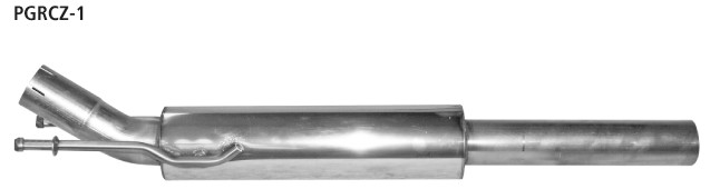 BASTUCK Predný tlmič výfuku – PGRCZ-1