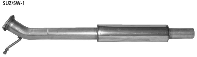 BASTUCK Predný tlmič výfuku – SUZ/SW-1