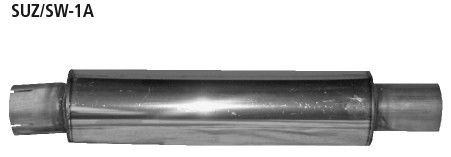 BASTUCK Predný tlmič výfuku Suzuki Swift EZ/MZ Sport 1600 – SUZ/SW-1A