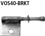 BASTUCK Držiak pre koncovka výfuku vľavo + vpravo – VOS40-BRKT