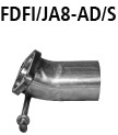 BASTUCK Predný adaptér za katalyzátor – FDFI/JA8-AD/S