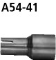 BASTUCK Adaptér na sériový výfuk na priemer Ø 41.0 mm – A54-41