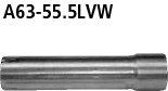 BASTUCK Adaptér dlhý (260mm) – A63-55.5LVW