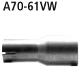 BASTUCK Adaptér výfuku – A70-61VW