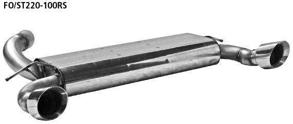 BASTUCK Zadný tlmič výfuku – FO/ST220-100RS