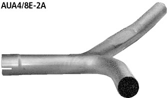 BASTUCK Spojovacie potrubie Y 4-valce – AUA4/8E-2A