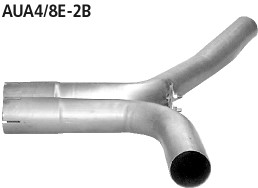 BASTUCK Y- spojovacie potrubie pre použitie samostatného zadného tlmiča (len 2.0l Turbo) – AUA4/8E-2B