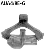 BASTUCK Hliníkový držiak + guma ( pri Turbo-modeloch nie potrebné) A4/8E – AUA4/8E-G