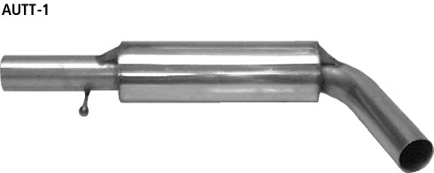 BASTUCK Predný tlmič výfuku – AUTT-1