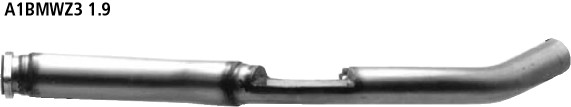 BASTUCK Predný tlmič výfuku – A1BMWZ31.9