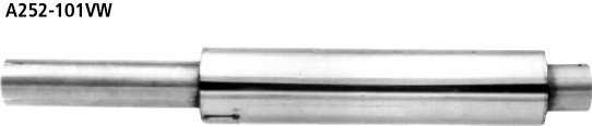 BASTUCK Predný tlmič výfuku – A252-101VW