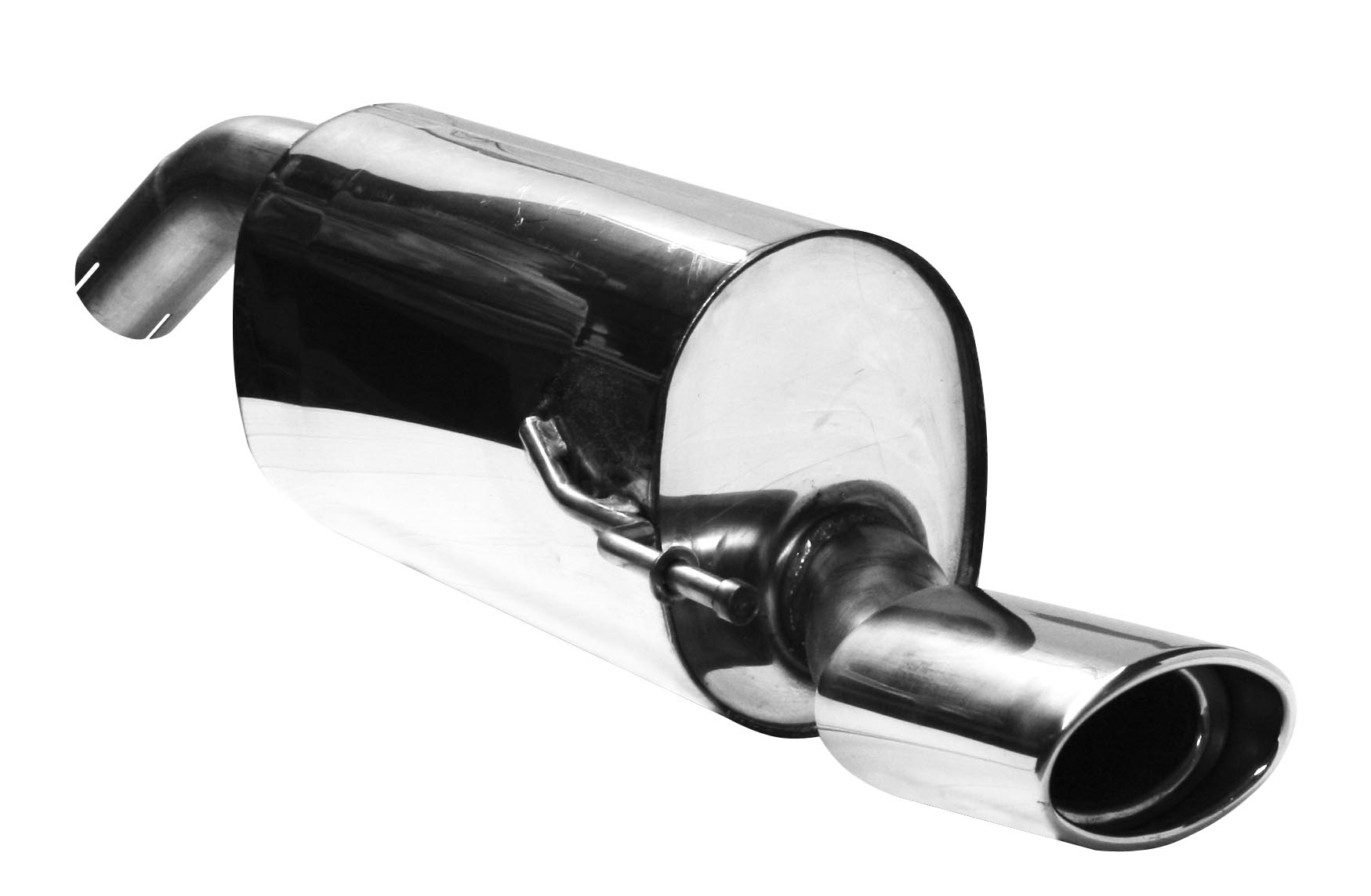 BASTUCK Zadný tlmič výfuku s jednoduchou koncovkou 1 x oválny 120 × 80 mm – OLAD-OVAL