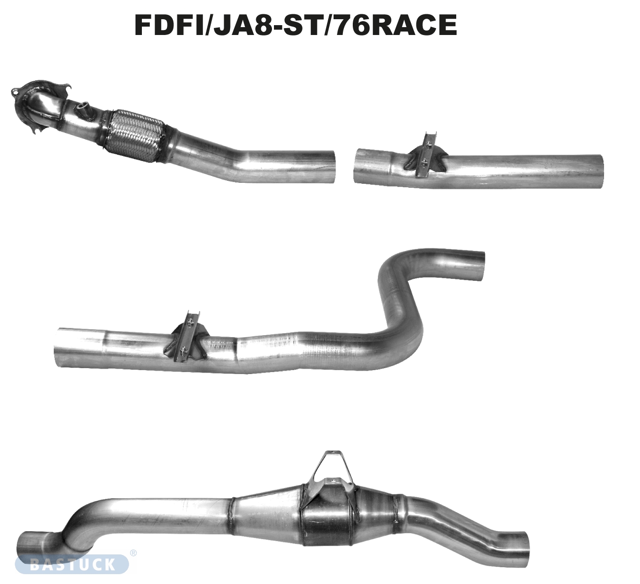 BASTUCK Výfuková sústava – FDFI/JA8-ST/76RACE