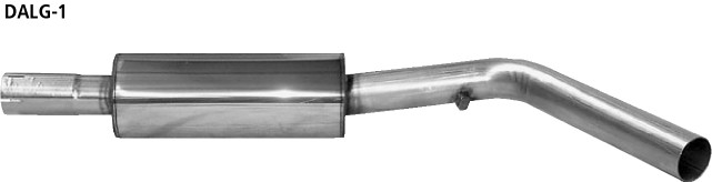 BASTUCK Predný tlmič výfuku – DALG-1