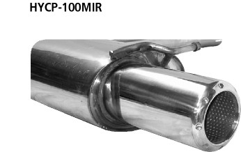 BASTUCK Zadný tlmič výfuku – HYCP-100MIR
