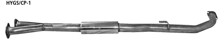 BASTUCK Predný tlmič výfuku 3.8l V6 – HYGS/CP-1