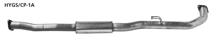 BASTUCK Predný tlmič výfuku 2.0l Turbo – HYGS/CP-1A