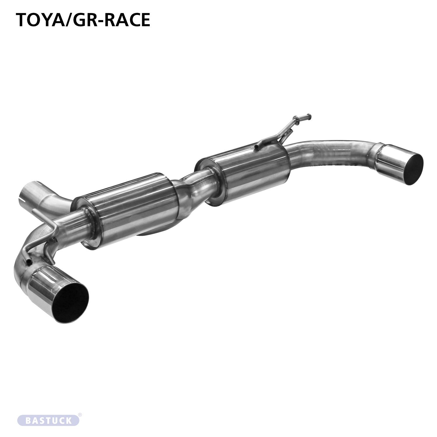 BASTUCK Zadný tlmič výfuku – TOYA/GR-RACE