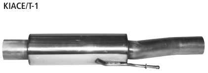 BASTUCK Predný tlmič výfuku – KIACE/T-1