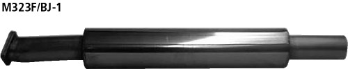 BASTUCK Predný tlmič výfuku – M323F/BJ-1