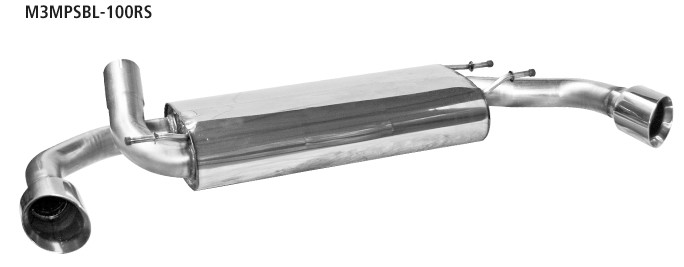 BASTUCK Zadný tlmič výfuku – M3MPSBL-100RS