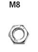 BASTUCK Šesťhranná matica M 8 DIN934-8G – M8