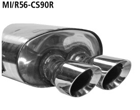 BASTUCK Zadný tlmič výfuku – MI/R56-CS90R