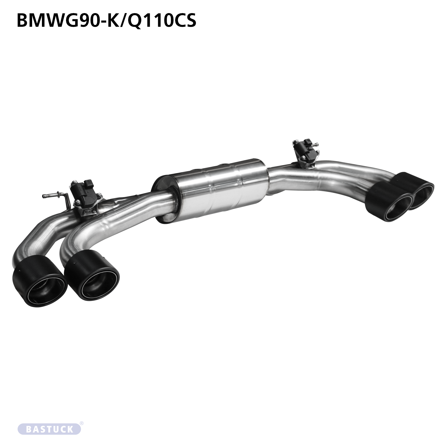 BASTUCK Zadný tlmič výfuku – BMWG90-K/Q110CS