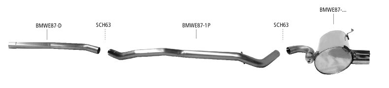 Nákres BMW 1er E81 / 1er E87 123d
