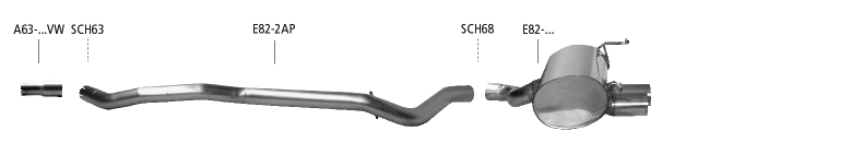 Nákres BMW 1er E82 118d / 120d