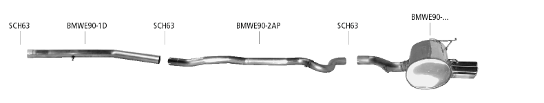 Nákres BMW 3er E92 / 3er E93 316d / 318d / 320d kupé(E92), kabriolet (E93)