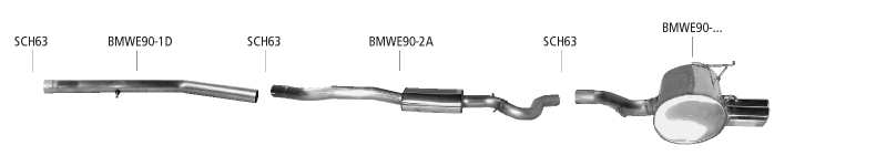 Nákres BMW 3er E92 / 3er E93 325d / 330d kupé(E92), kabriolet (E93) okrem 330d 180 kW