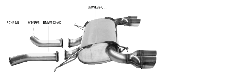 Nákres BMW 3er E92 / 3er E93 335i / 335D kupé(E92)