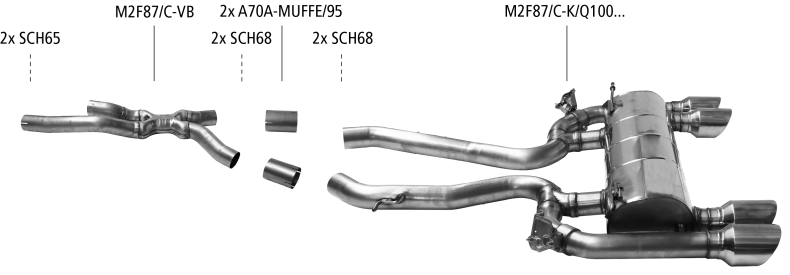 Nákres BMW 2er M2 M2 (F87) Competition / M2 CS (F87)